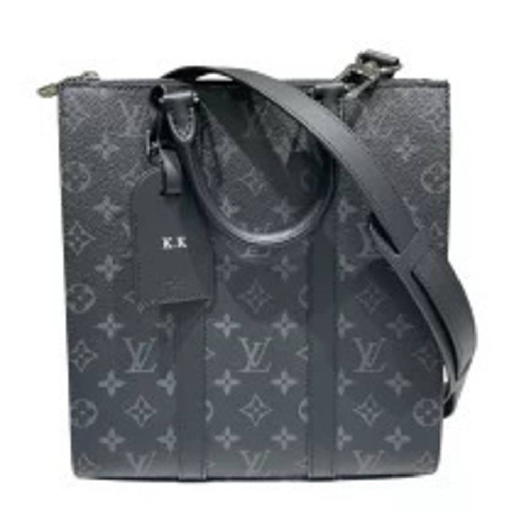 Louis Vuitton Sac Plat Cross Black Monogram Eclipse Black Shoulder Bag